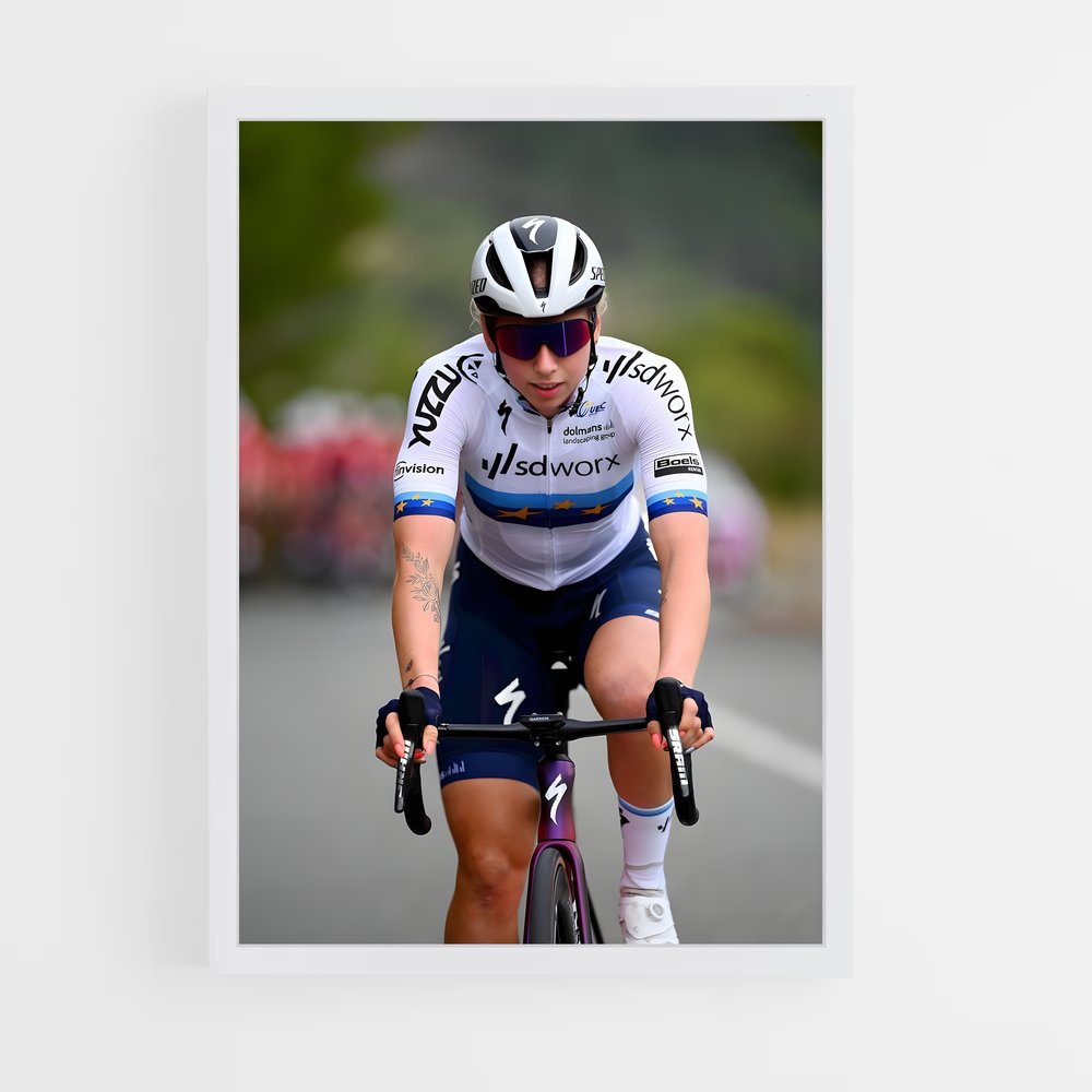 Poster Lorena wiebes – affiche Cyclisme (vue 3)